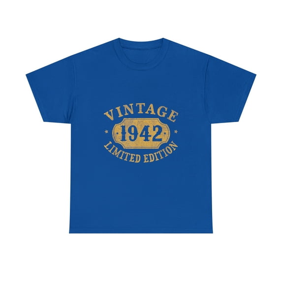 80 Years Old 80th Birthday Anniversary Vintage 1942 T-shirt