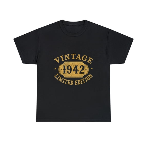 80 Years Old 80th Birthday Anniversary Vintage 1942 T-shirt