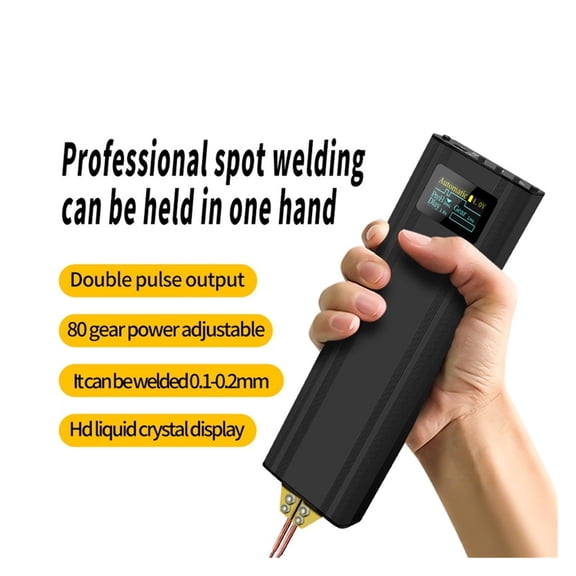 80 ars Spot Welder Adjustable Portable Handheld Digital Display Mini Spot Welding Machine, Automatic Trigr For 18650 Battery ,Versatile Welding Capabilities