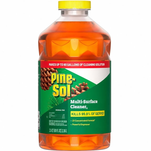 80 fl oz Multi Surface Cleaner, Original Pine Scent, Concentrated All Purpose Liquid Cleaner for Floors