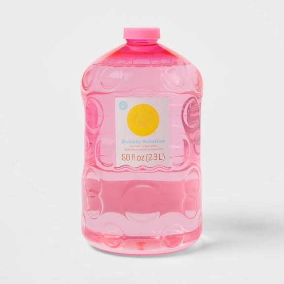 80 fl oz Non-Toxic Bubble Solution Refill for Bubble Toys & Activities