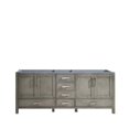 thumbnail image 1 of 80 in. Jacques Vanity with Cabinet, Distressed Grey, 1 of 1
