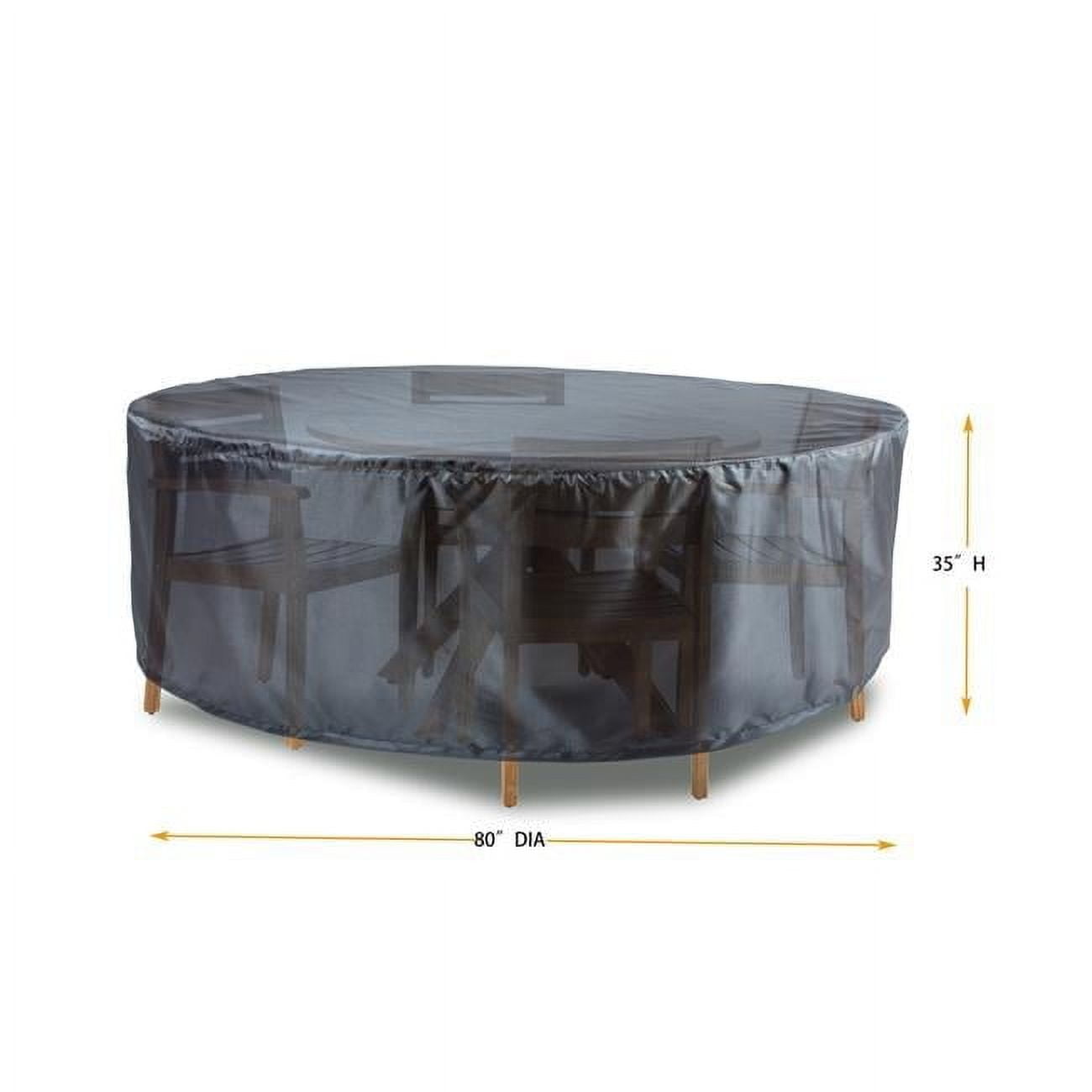 80 in. Round Dining Set Cover