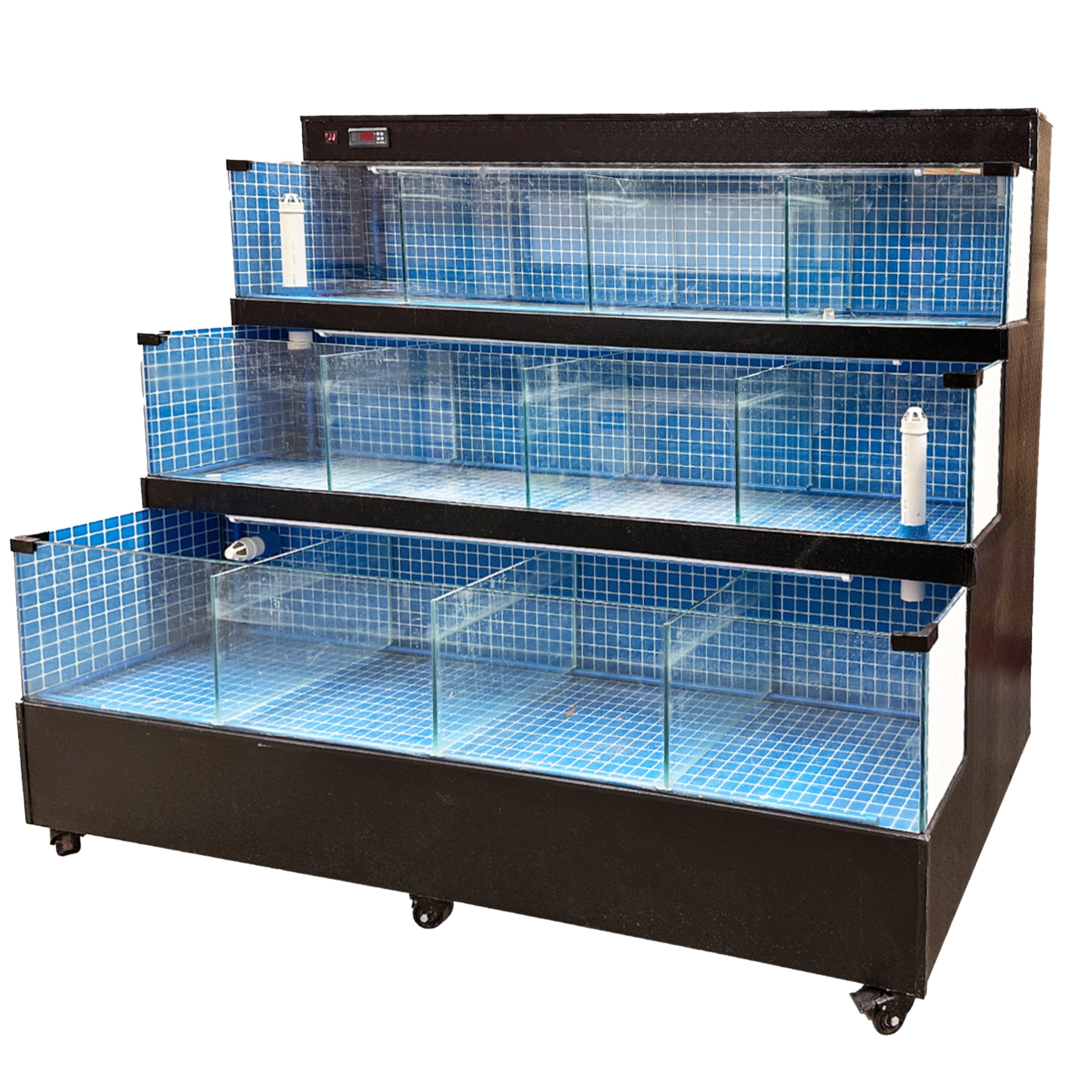 80 Supermarket Live Sea Food Display Water Tank Commercial