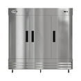 thumbnail image 1 of 80 in. Three Door Commercial Reach In Refrigerator 72 cu. ft. (RIR-3D-SS), 1 of 7