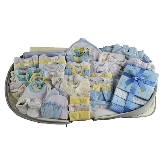 80 pc Baby Boys Clothing Starter Set
