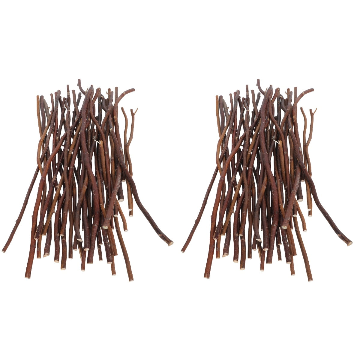 FONDOTIN 80Pcs Rustic Wood Stick Craft Decorations for Projects and Home Coffee Table Decor Enthusiasts