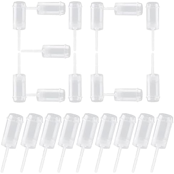 80 pcs Round Shape Clear Push-Up Cake Pop Shooter (Push Up Pops) Plastic Containers with Lids, Base & Sticks$$Home Decor, Kitchen, & Other