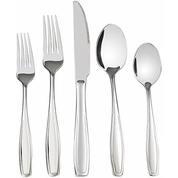 80-piece Stainless Steel Flatware Set, Service for 16$$Home Decor, Kitchen, & Other