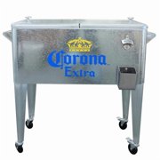 80 qt. All Galvanized Corona Cooler, Silver