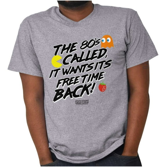 80's Called Wants Its Free Time Back Men's Graphic T Shirt Tees Brisco Brands S