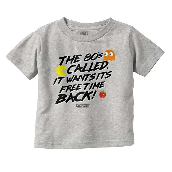 80's Called Wants Its Free Time Back Toddler Boy Girl T Shirt Infant Toddler Brisco Brands 12M