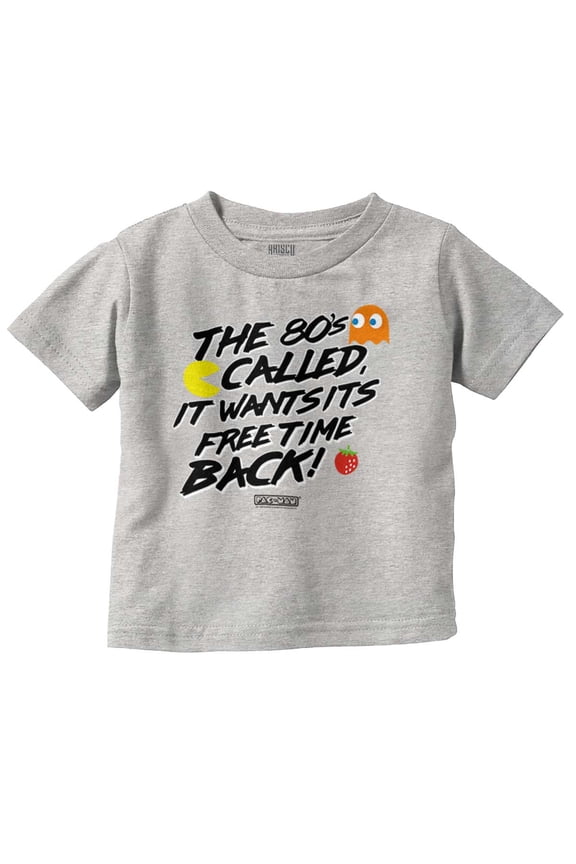 80's Called Wants Its Free Time Back Toddler Boy Girl T Shirt Infant Toddler Brisco Brands 12M