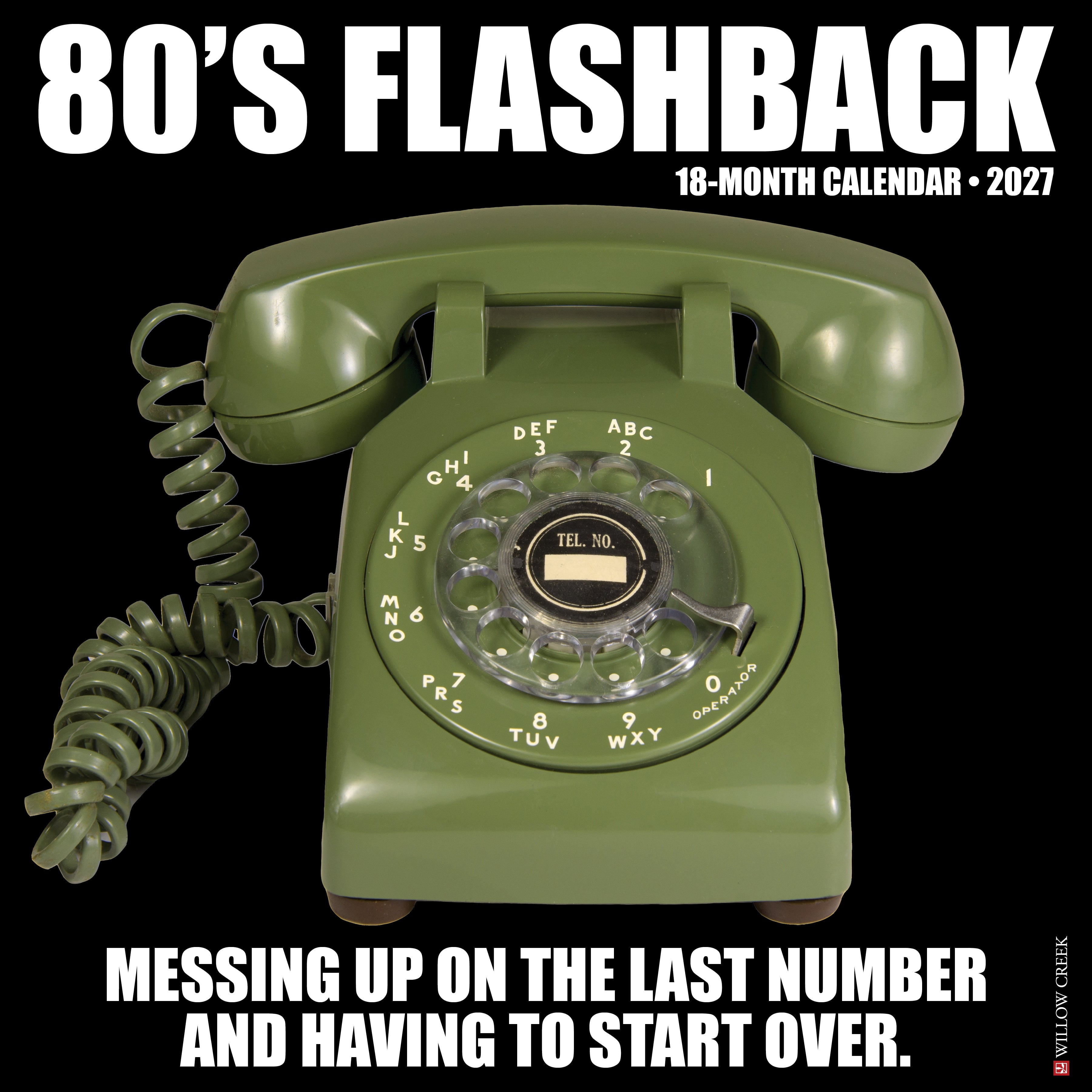 Willow Creek Press, 80's Flashback 2027 Wall Calendar