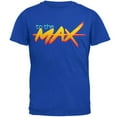 thumbnail image 1 of 80's Flashback To The Max Mens Soft T Shirt Royal 4X-LG, 1 of 1