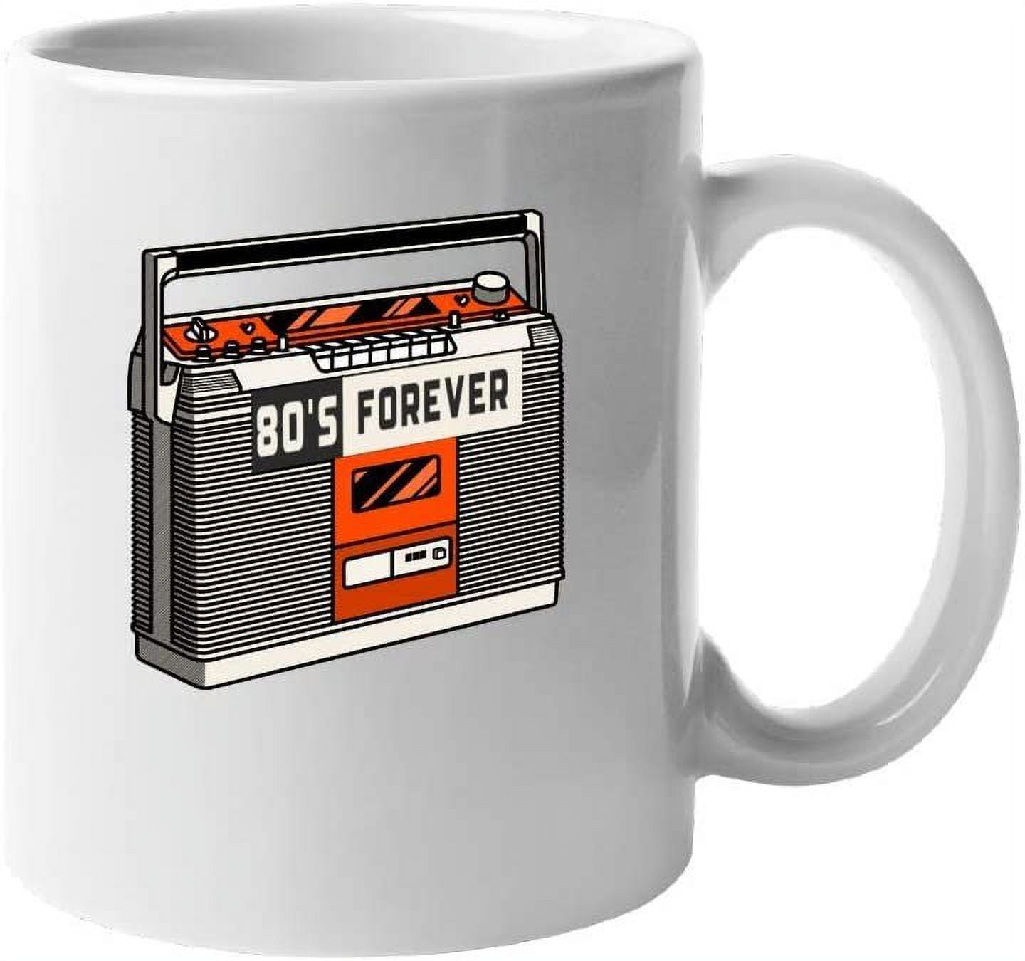 80's Forever Vintage Retro Jambox Stereo Funny Novelty Design Ceramic