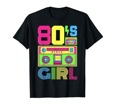 80's Girl 1980s Themed Party Eighties Costume 80s Outfit 80s Tee ...