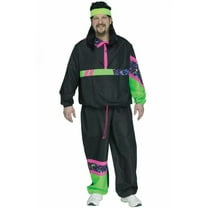 Men's 80's Track Suit Adult Costume | Plus Size