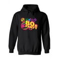 thumbnail image 1 of 80`s Party Hoodie Women -Image by Shutterstock, Female 3X-Large, 1 of 4