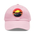 thumbnail image 1 of 80's Retro Car Sunset Dad Hat Strap Back Adjustable Multiple Color Options, 1 of 7