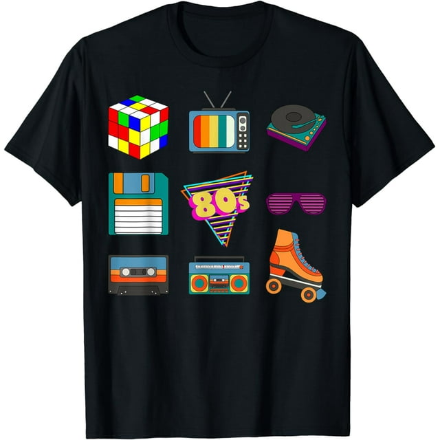 80&rsquo;s Retro Fashion Throwback Culture Disco Music Party Lover Short