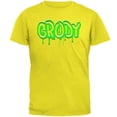 thumbnail image 1 of 80's Retro Flashback Grody Slime Mens T Shirt Bright Yellow 2XL, 1 of 1