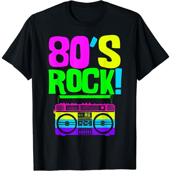 80's Rock! | Retro 80s Party Wear Outfit Shirt