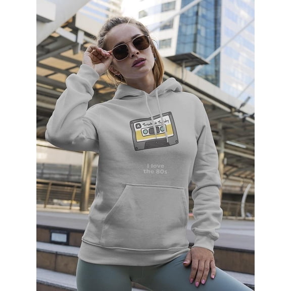 80's Throwback Hoodie Women's -Image by Shutterstock