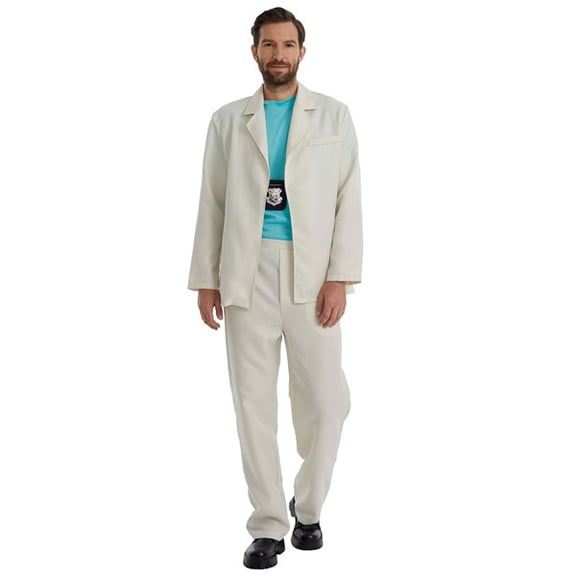 80's White Miami Cop Men's Costume Suit | 80s Costumes