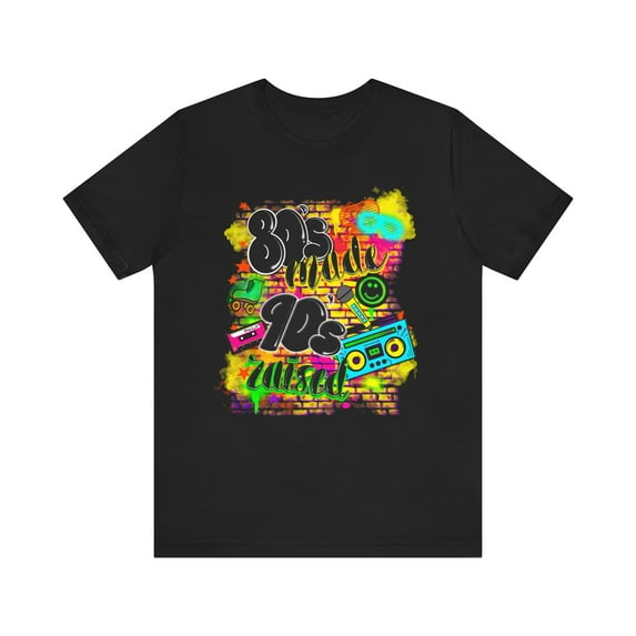 80's made 90's raised, retro airbrush graffiti design t-shirt Unisex Tee