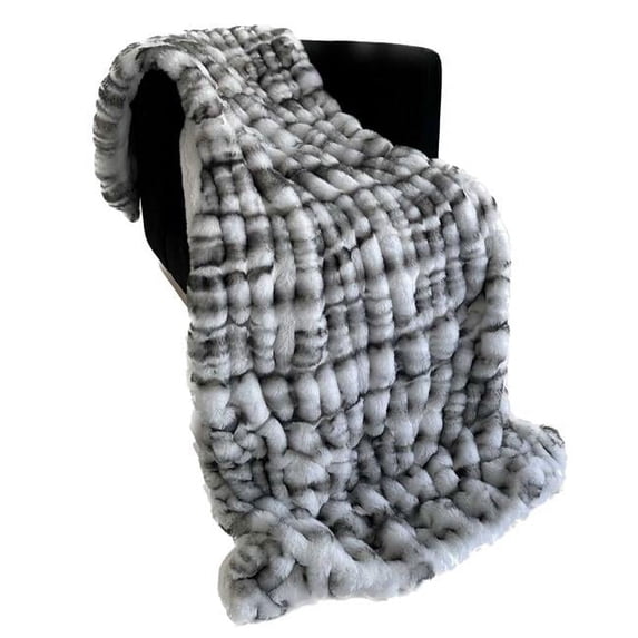 80 x 110 in. Sherpa Faux Fur Luxury Throw Blanket, Off White