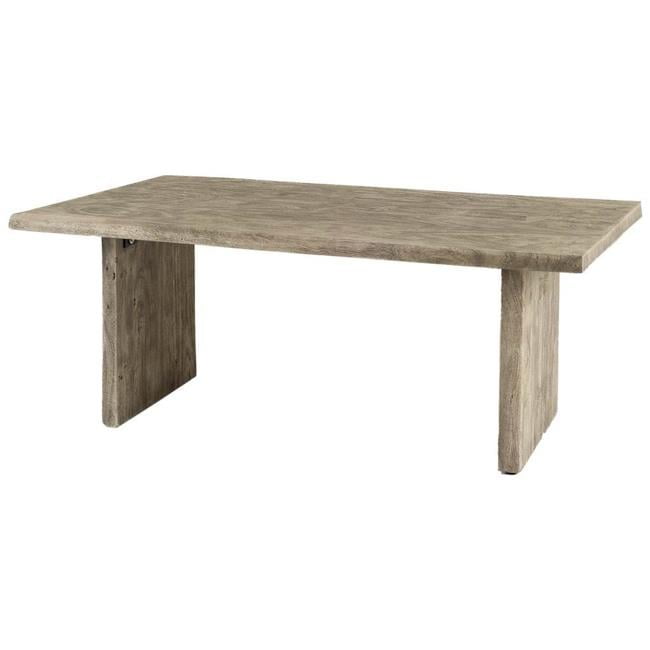 80X30 Rectangular Grey Solid Wood Top & Base Dining Table 80X30 Rectangular Grey Solid Wood Top & Base Dining Table