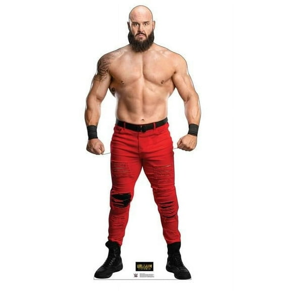 80 x 34 in. Braun Strowman Cardboard Cutout - WWE Superstar