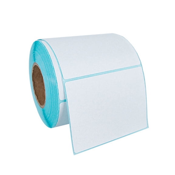 800 Counts Adhesive Thermal Label Water and Oil Resistant Adhesive White Sticker