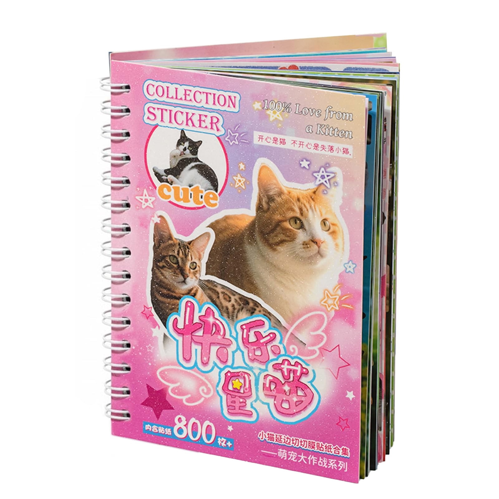 Rew Sticker 800+ Cute Pet Stickers – 2 Styles, 30 Sheets for Scrapbooking & DIY ...
