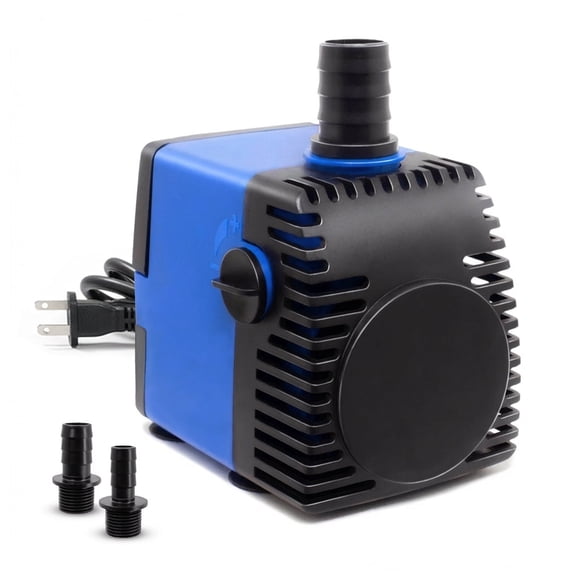 800 GPH Aquarium Water Pump, 55W Adjustable Submersible Fountain Pump, Ultra Quiet for Fish Tank, Pond & Hydroponic Systems