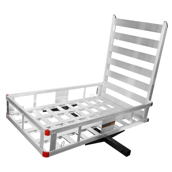 800 LBS Trailer Hitch Cargo Carrier, Luggage Carrier Rack, Trailer Hanging Basket Aluminum Alloy Mounted Trailer with Rust-Resistant Build for RV Trucks Cars
