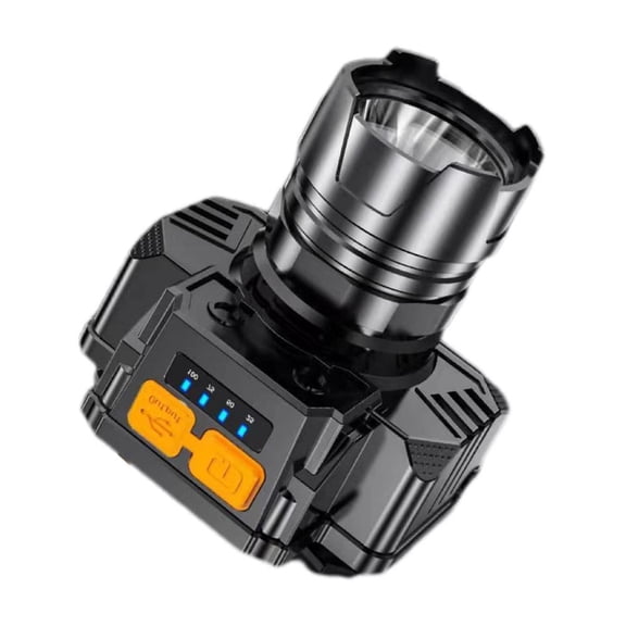 800 Lumens LED Flashlight USB Rechargeable, Tactical Torch 3 Modes Super Bright Searchlight with Metal Clip