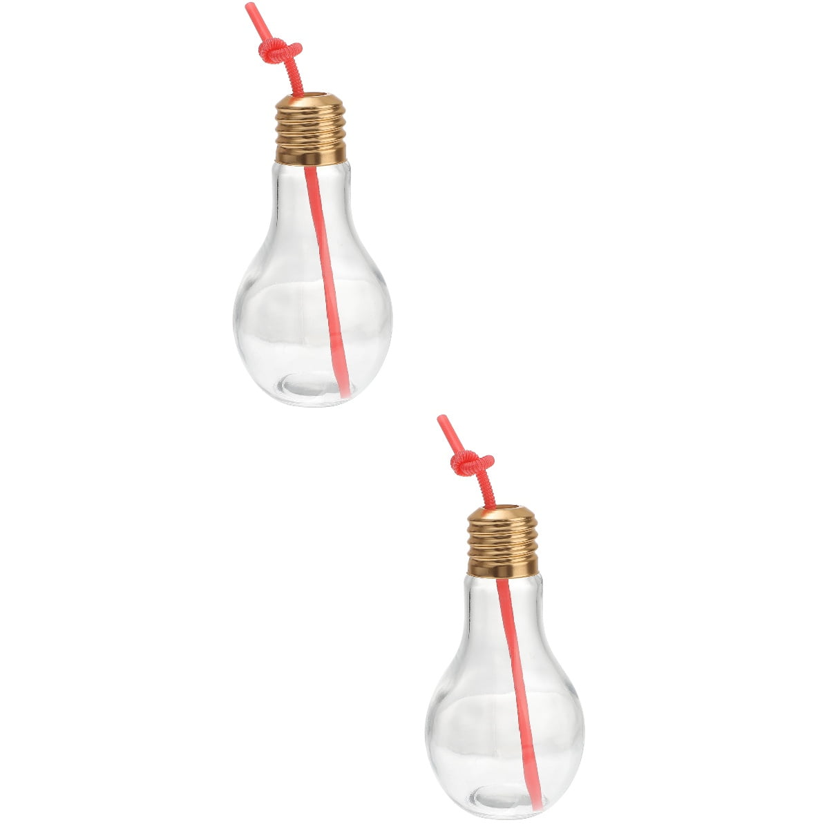 800 ML Glass Cups Light Bulb Bottle Bulb Glasses Cola Light Bulb Shaped