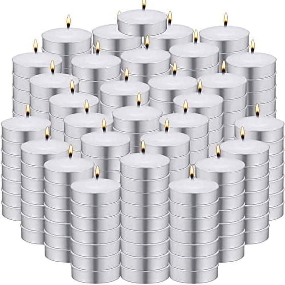 800 PCS White Unscented Tealight Candles Bulk, 4 Hour Burn Time, Mini Paraffin Votive Tealights Dripless Long Lasting Mini Candles for Home Pool SPA Shabbat Weddings$$Home Decor, Kitchen, & Other
