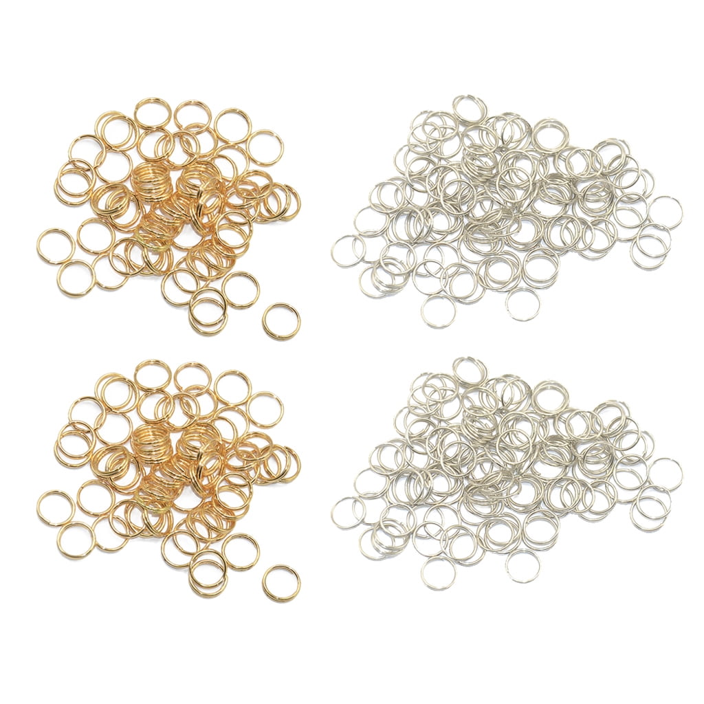 Gold Plated Split Rings - You Pick Size - 5mm, 8mm, 10mm, 12mm, 15mm , –  Creating Unkamen