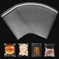 thumbnail image 1 of 800 Pcs Clear Cellophane Bags 5 X 7 Inch (13 X 20 Cm), Biodegradable Plastic For Sweets, Cookies, Gifts - Self Seal Small Packaging, 1 of 7