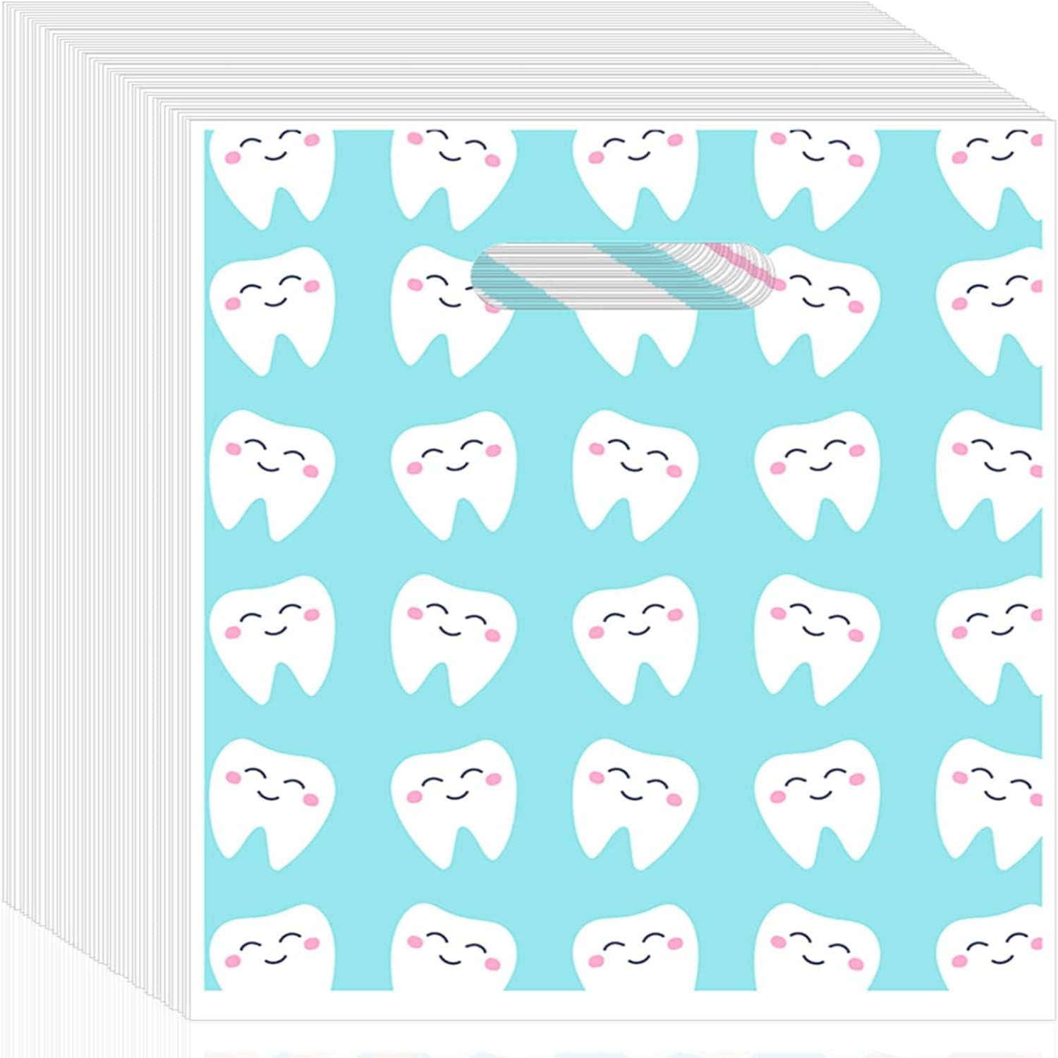 800 Pcs Dental Bags Tooth Patient Care Dental Bags 9 x 8 Inches Dental