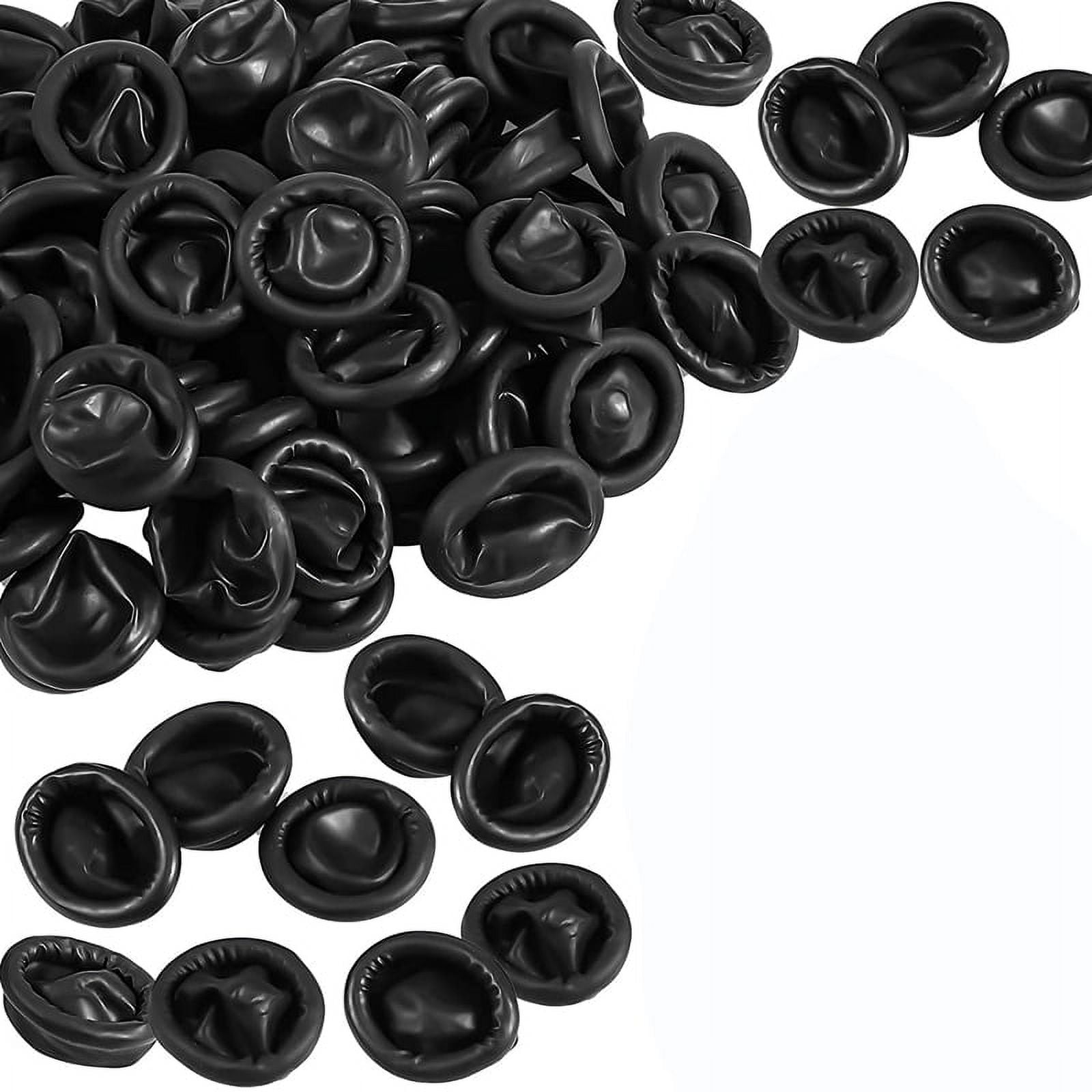 800 Pcs Disposable Latex Finger Cots Protective Fingertips Gloves Black Anti Static Finger Cots