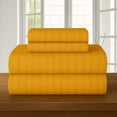 thumbnail image 1 of 800-TC Level of Softness - Extra Soft Cooling Sheets for Hot Sleepers and Night Sweats [Twin Sleeper Sofa Gold Stripe] Fit Up To 8" inches Deep Pocket., 1 of 5