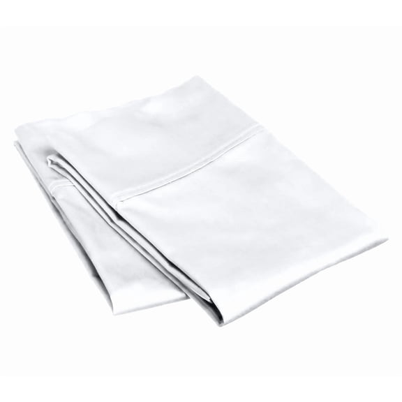 800 Thread Count 100% Egyptian Cotton Pillowcase Set, Standard/Queen Size 20x30 Inch, White, 2-Pack, Envelope Closure, Soft, Cooling, Crisp & Breathable