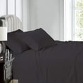 thumbnail image 1 of 800 Thread Count 100% Egyptian Cotton Sateen Weave - 4 Piece Bed Sheets, Dark Grey Stripe - Twin Size, Luxury Premium Hotel Quality Sheet Set, Fits mattresses Upto 18” deep Pocket, 1 of 6