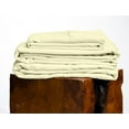 thumbnail image 1 of 800 Thread Count, 100% Giza Egyptian Cotton Bedding Set, 4-PC Sheets Set, 12 Inch Deep Pocket of Fitted Sheet, Soft Sateen Weave Breathable - Ivory, California King, 1 of 7