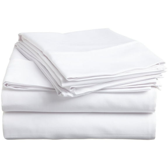 800-Thread-Count Sheet Set, Premium Long-Staple CottonFull, White