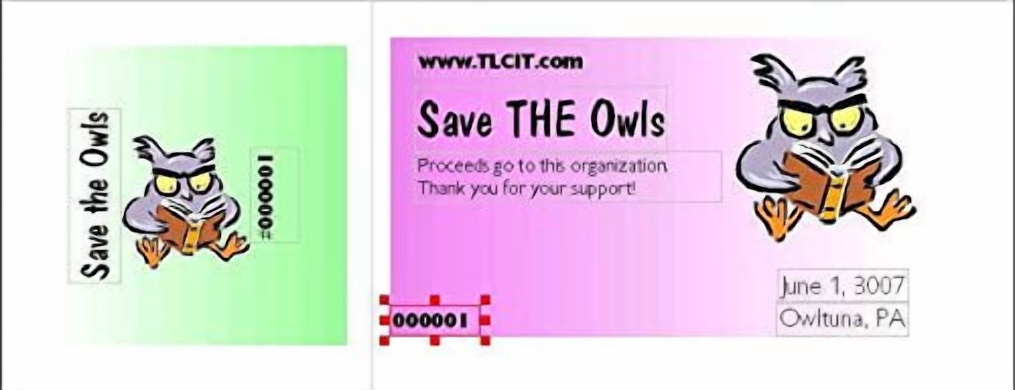 800 Tickets, Compulabel 411210 Refill for Raffle Ticket System